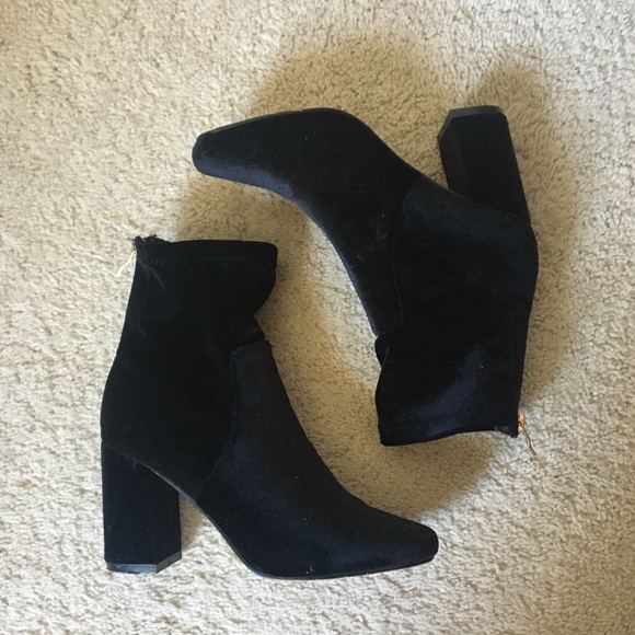 ASOS Truffle Velvet Ankle Boot - Picture 2 of 5